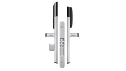 Ozone RFID Door Lock for hotels - made of zinc alloy in stainless steel finish with RFID tracking