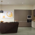 modern sleek modular kitchen