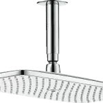 Hansgrohe Raindance E overhead shower 1 jet EcoSmart with ceiling connector, chrome finish