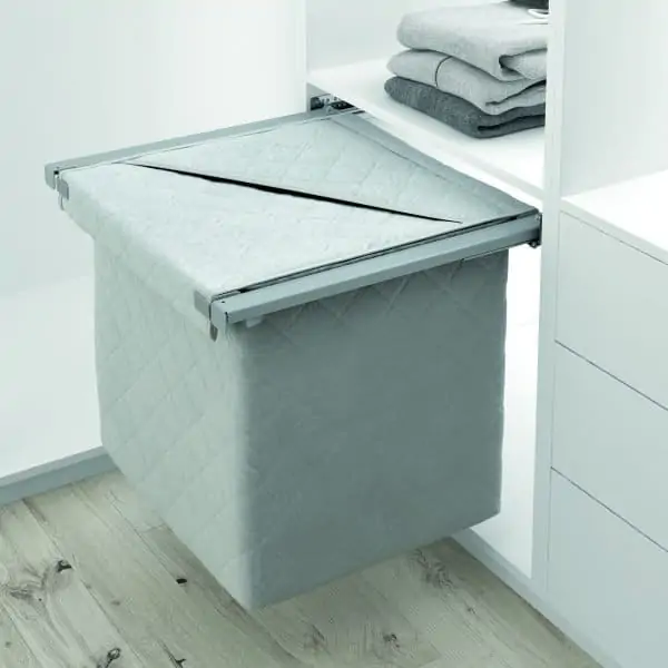 Menage Confort’s Pull-out laundry basket by Jyoti Architectural Products