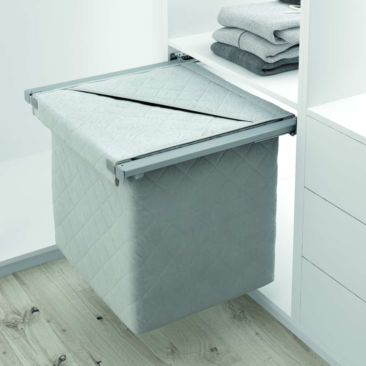 Menage Confort’s Pull-out laundry basket by Jyoti Architectural Products