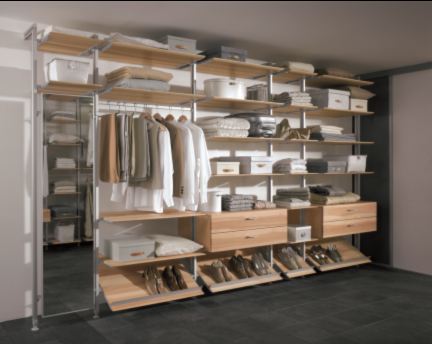 Hafele Walk In Wardrobe Systems Wardrobe Fittings Accessories Furniture Hardware Building And Interiors