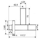 schell quad angle valve - dimensions