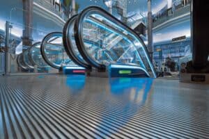 Thyssenkrupp Moving Stairs Railing Design, Velino Automated Stairs