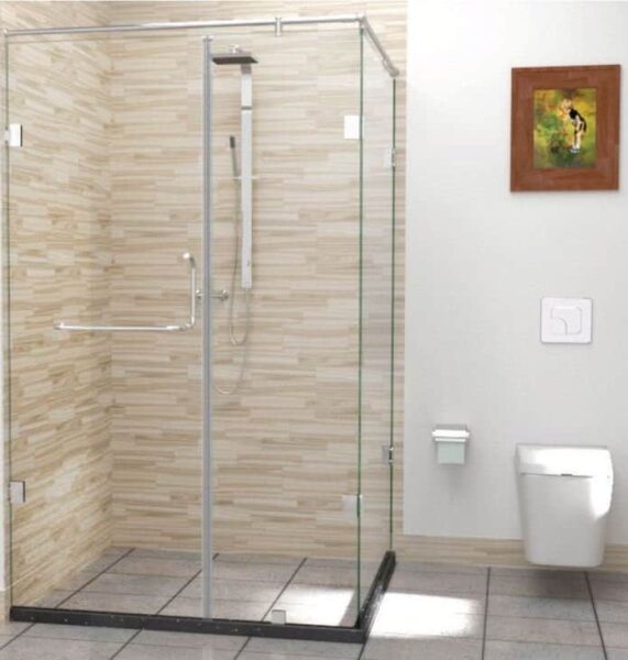 Jaquar IARA 1840-W Frameless Corner Shower Enclosure