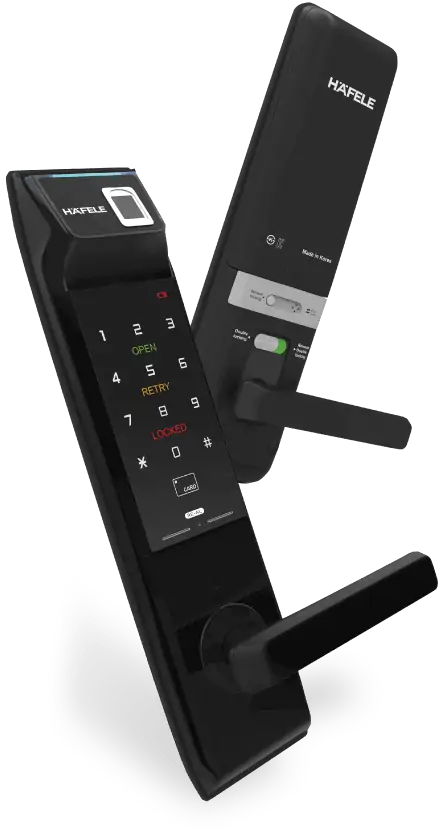 Hafele Re-Al, digital door locks for security system home