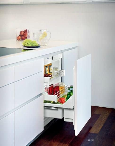 Liebherr Under Counter Pull Out Fridge By Hafele