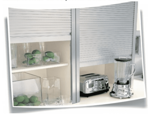 Hafele Roller Shutter for Kitchen - Metallic & Easy Line | Kitchen shutter