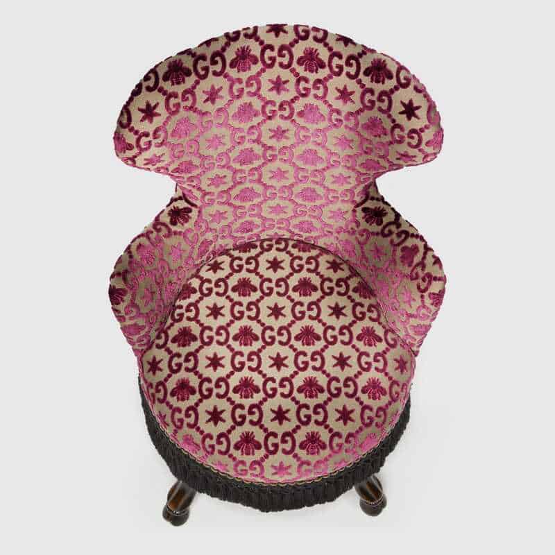 Designer Furniture for Living Room GUCCI__Light-GG-jacquard-armchair_front view