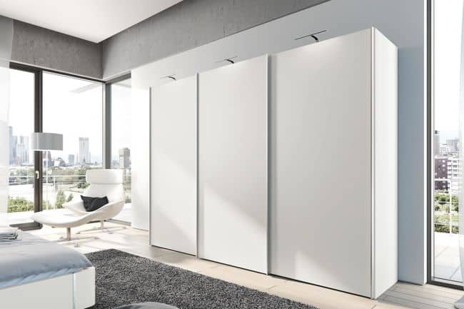 white walk-in feel storage furniture and sliding wardrobe doorf