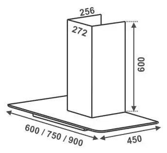 elica flat glass kitchen chimney