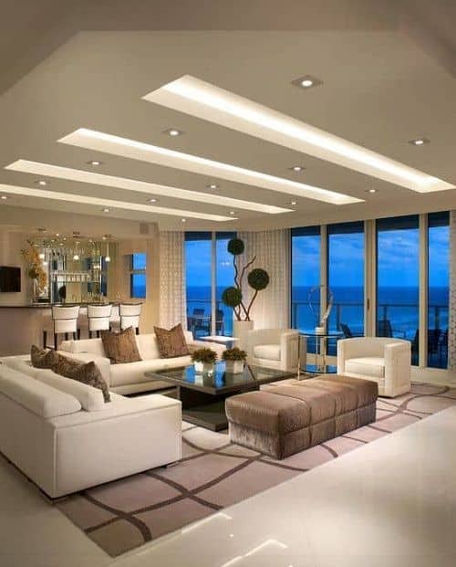 False ceilings for living room