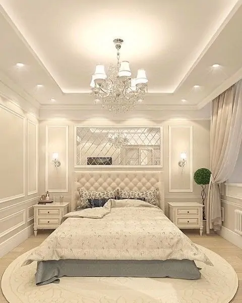 bedroom false ceiling lighting