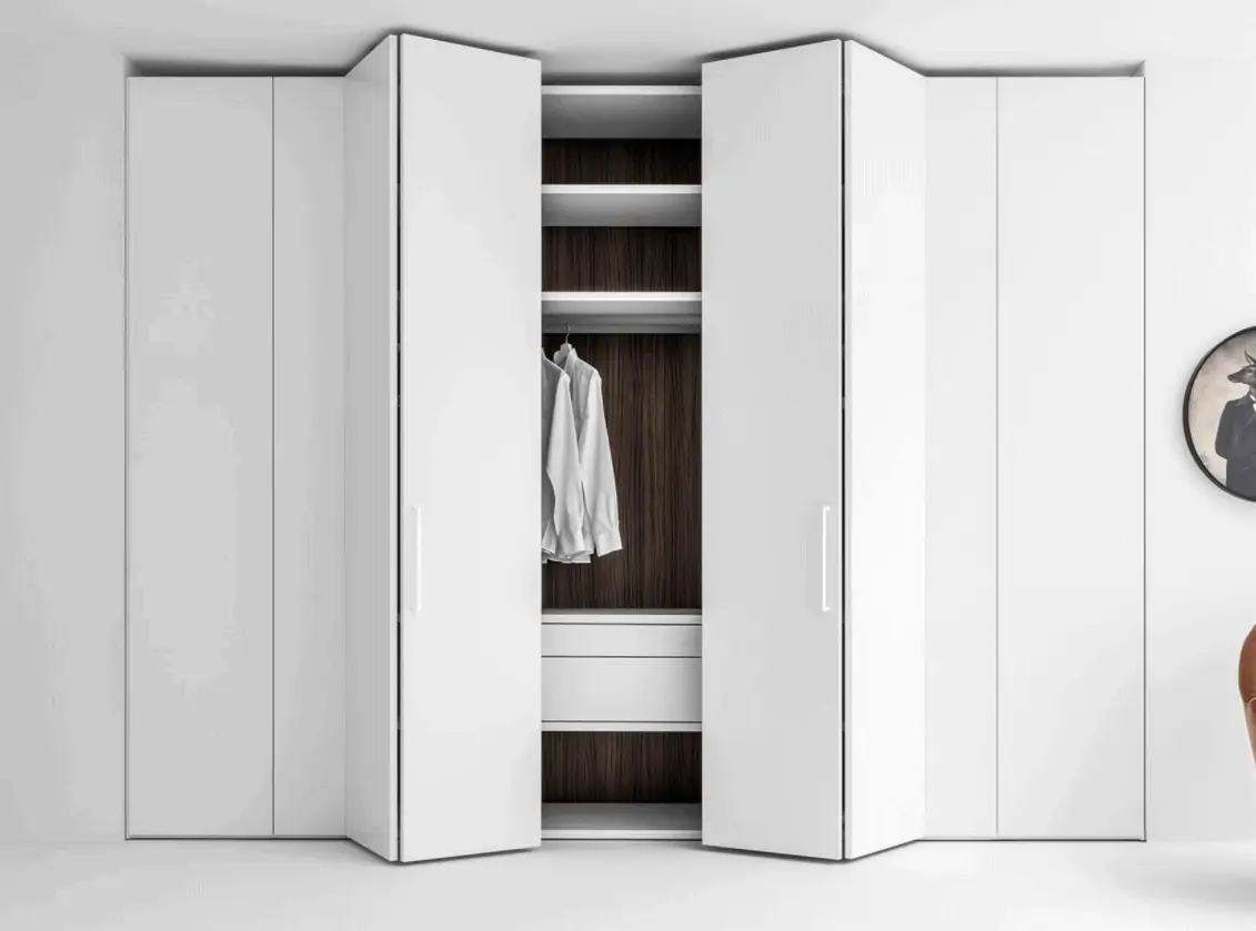 foldable doors of storage furniture