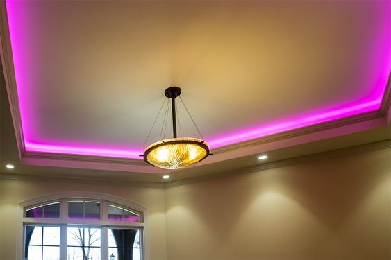 Fluorescent false ceiling LED cove lights