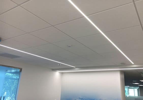 continuous false ceiling lights