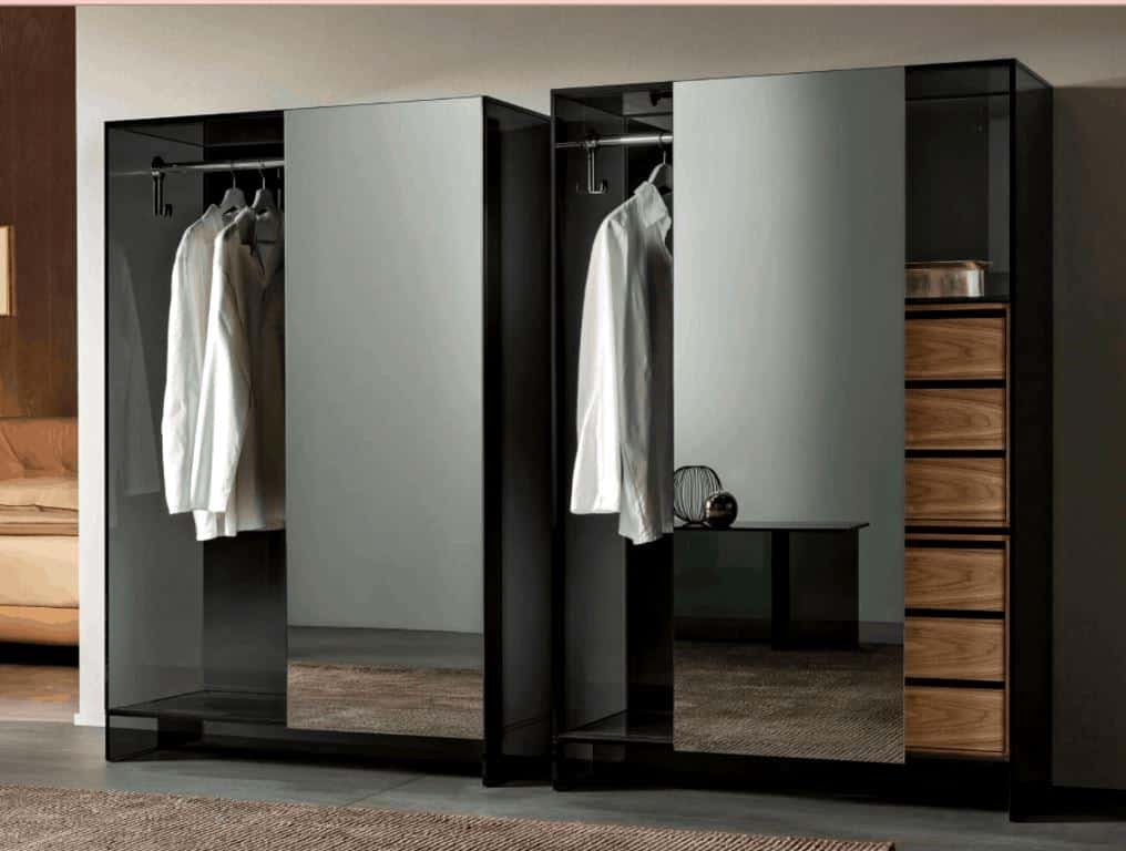 sliding storage furniture with aluminum profile 