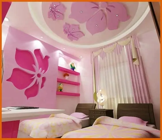 false ceiling design for children's bedroom 
