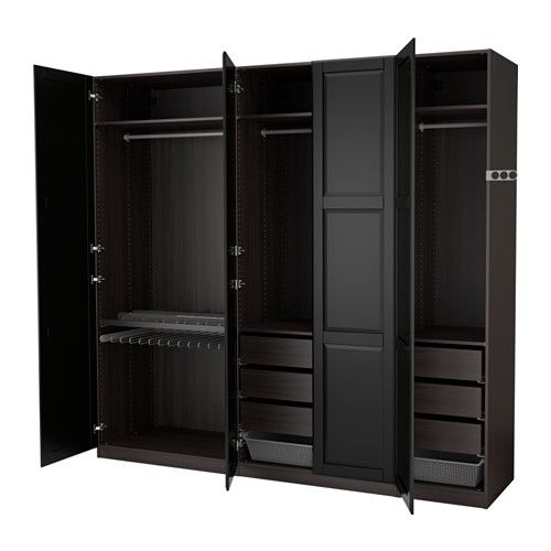 openable doors wardrobes with slim profile 