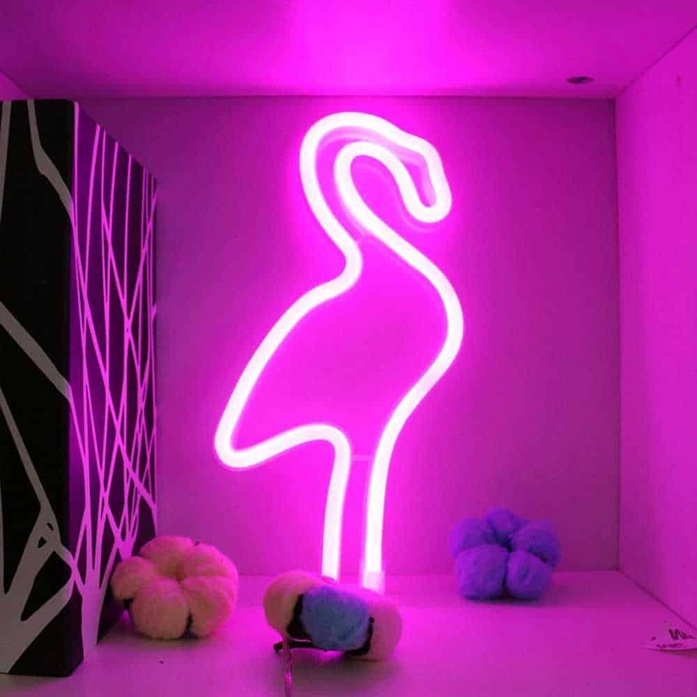 pink swan LED lights or room 