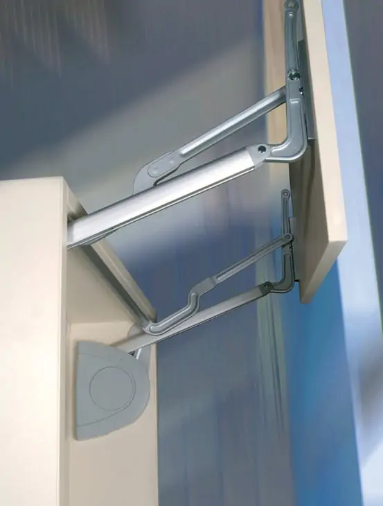 Lift-up drawer hinges