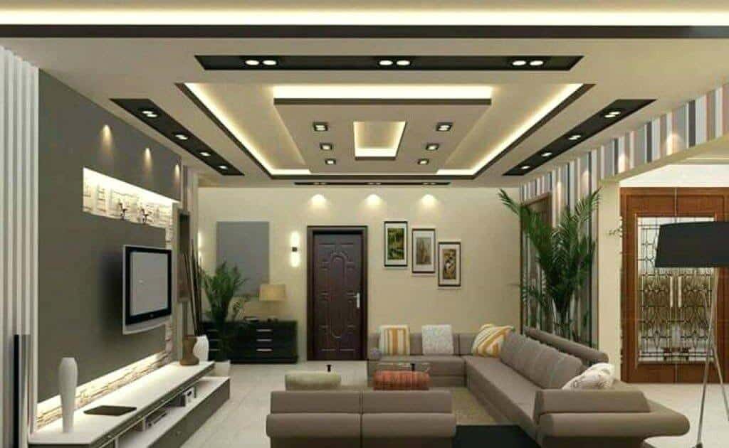 false ceiling lights for living room