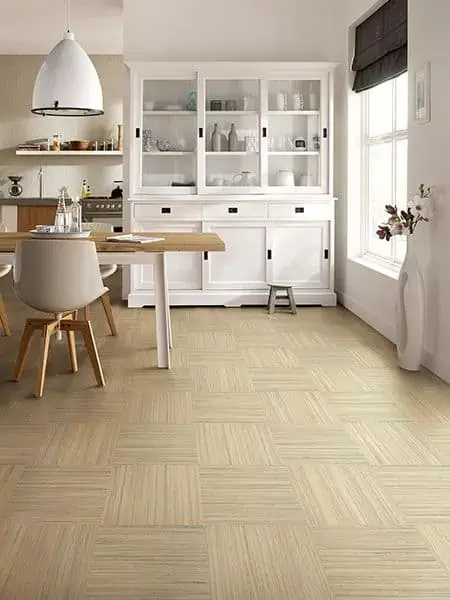 textured linoleum surface for kitchen