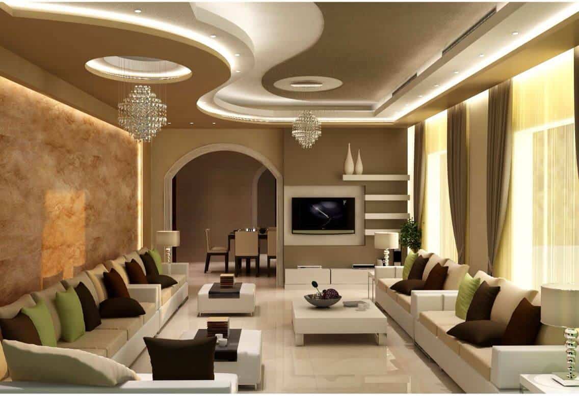 False Ceiling Designs For Living Rooms 9 Design Elements To Know 40   Pininterest C 