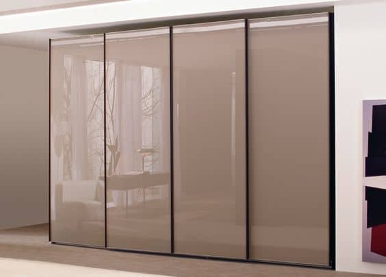 sliding door wardrobes with aluminum profile 