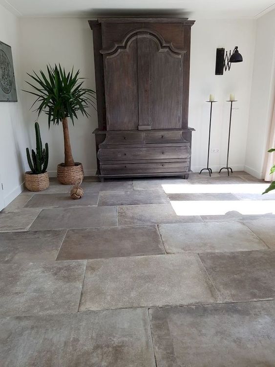 entryway stone flooring