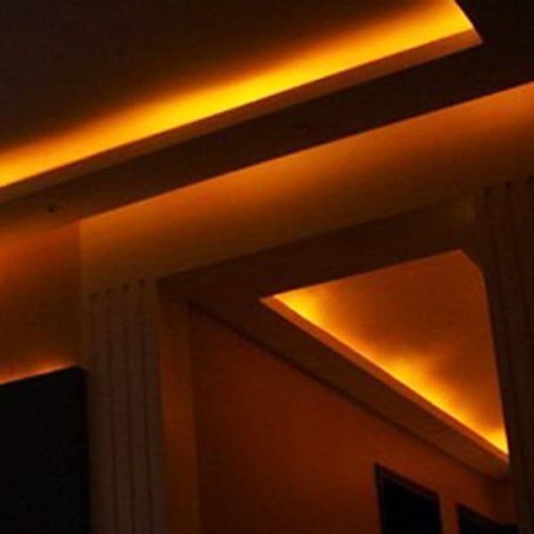 yellow led lights for ceiling