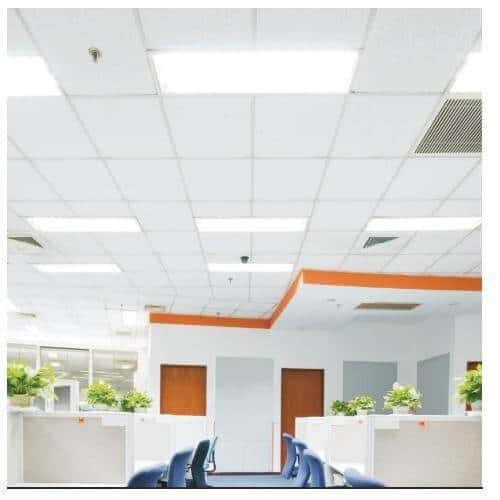 USG Boral gypsum ceiling tiles (white sand)