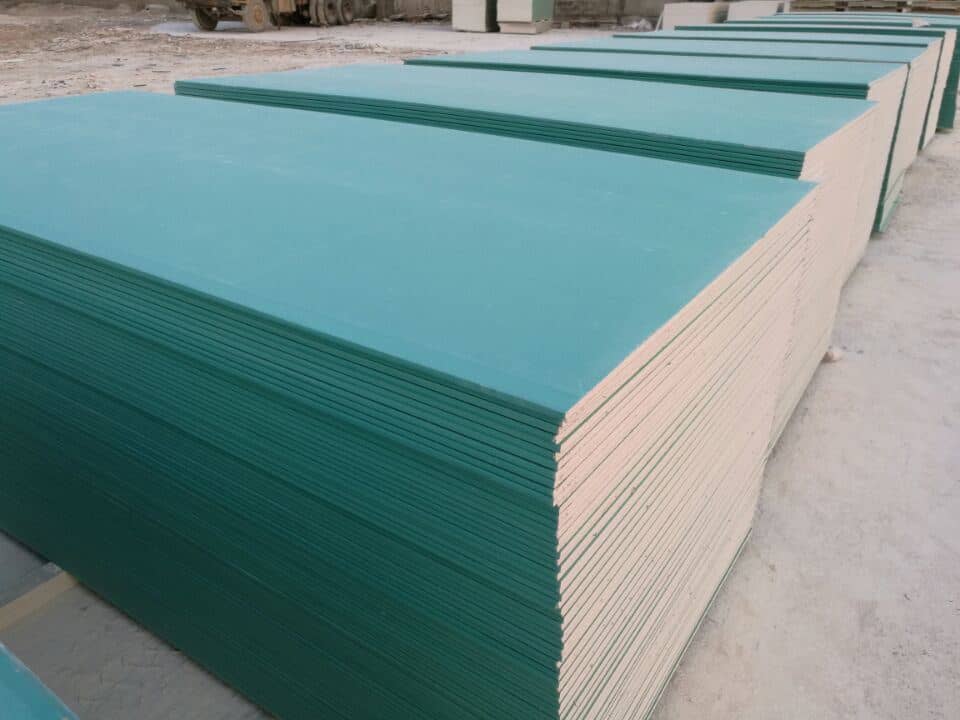 water resistant gypsum board