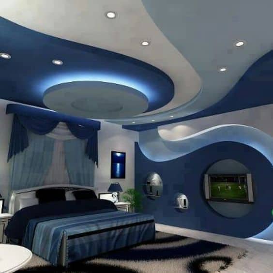 Ideal for children in their late childhood, this false ceiling design is stunning.