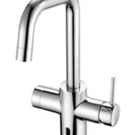 schell grandis e kitchen faucet in chrome finish