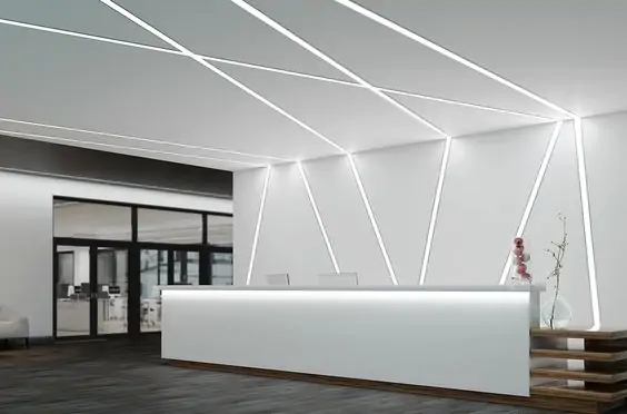 false ceiling design for office reception