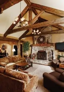 wooden beams