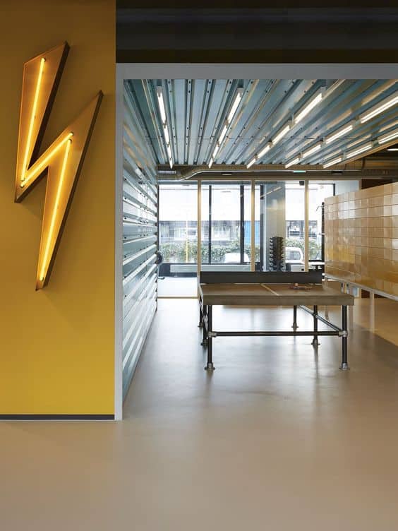 modern false ceiling design for office conference room, cafeteria, resting area
