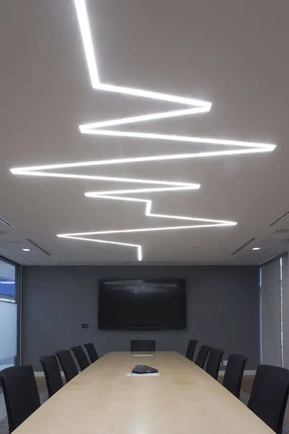 false ceiling lighting for conference room