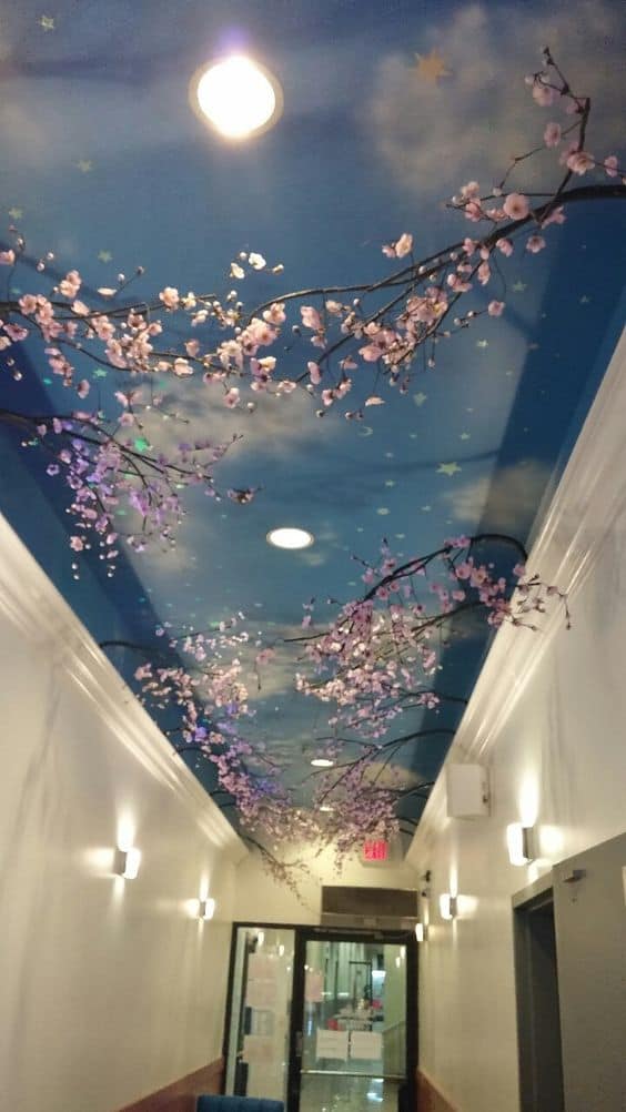 false ceiling wallpaper