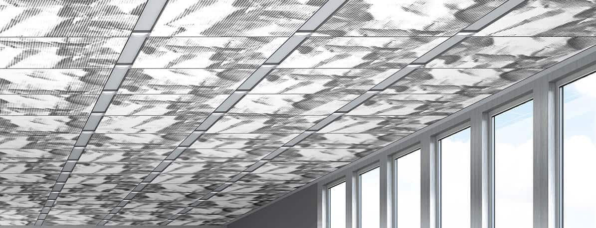 Hunter Douglas Ceilings- techstyle graphic textile