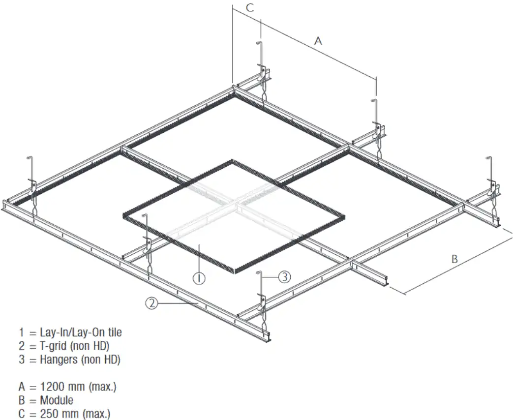 Hunter Douglas Stretch Metal Ceiling tiles, best false ceiling with metal & wood design at lowest price