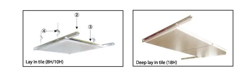 Dexune Lay in Metal Ceiling Tiles