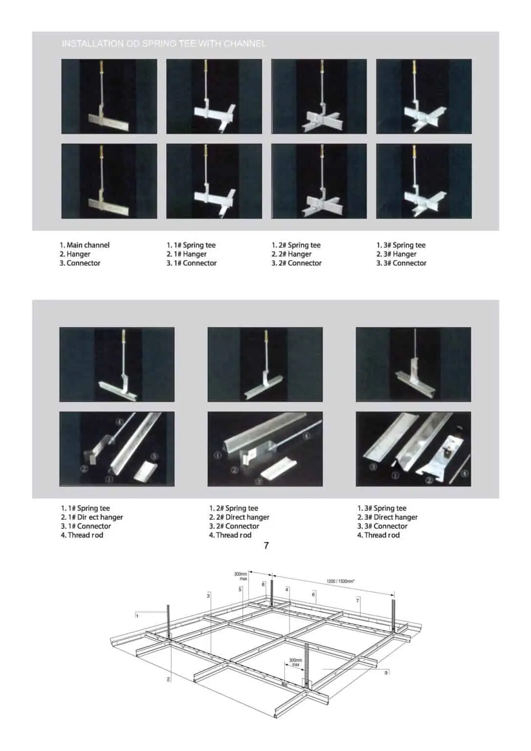 Dexune Clip in Metal Ceiling Tiles