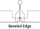Clip In-Perforated tiles edge details