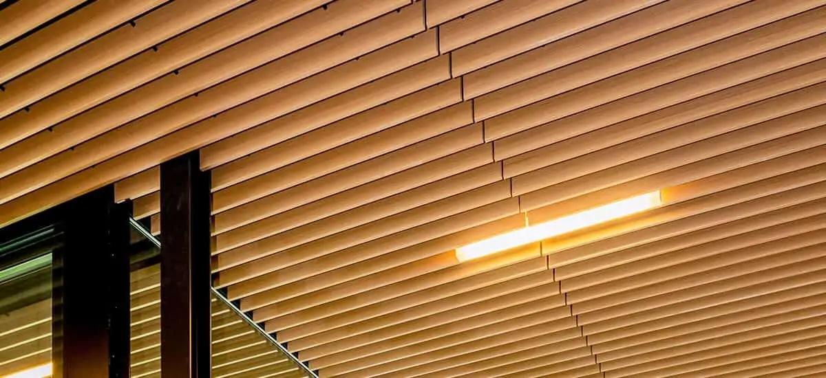 Hunter Douglas veneered wooden ceilings