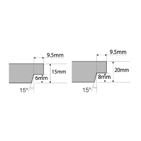 angled tegular edges