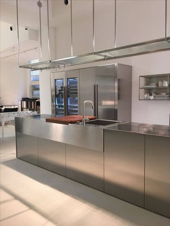 "Contemporary kitchen setup 