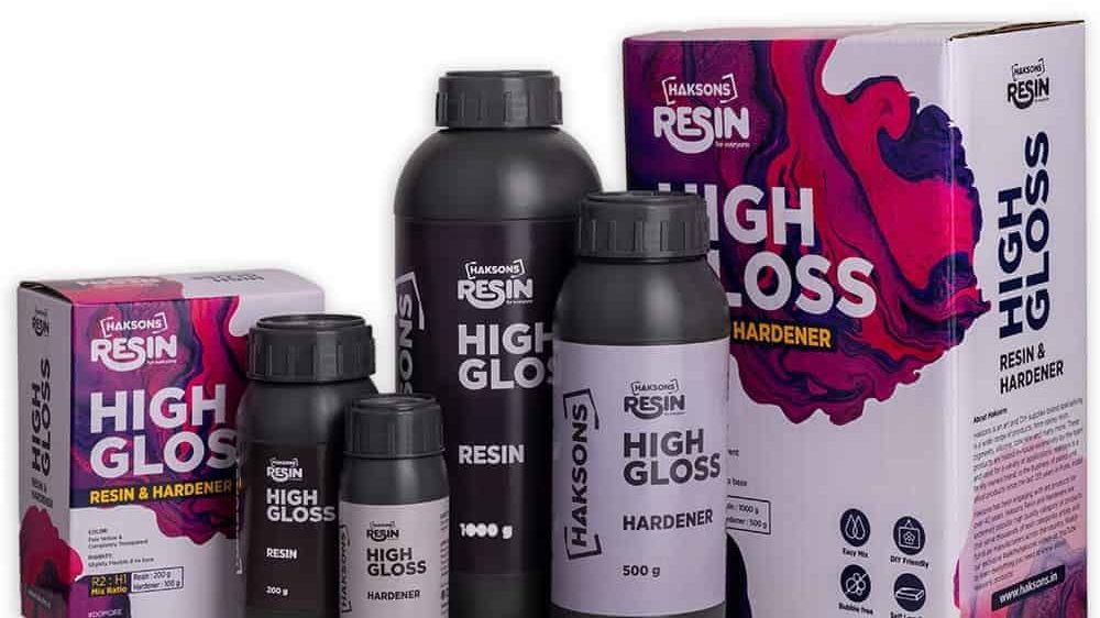 Haksons Resin & Hardener - High Gloss Epoxy Resin Clear Coat