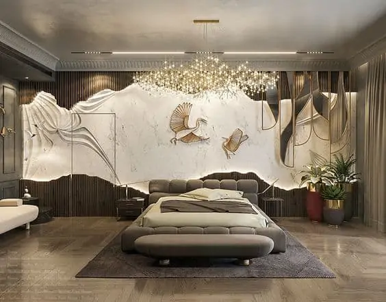 bedroom ceiling chandeliers